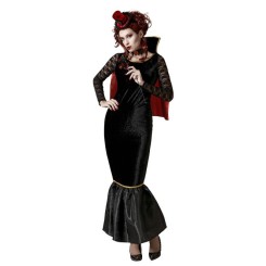 Disfraz de Vampiresa con Capa para Mujer