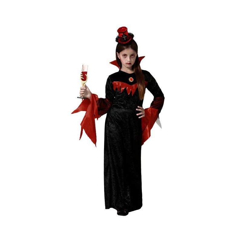 Disfraz de Vampiresa Vestido para Niña