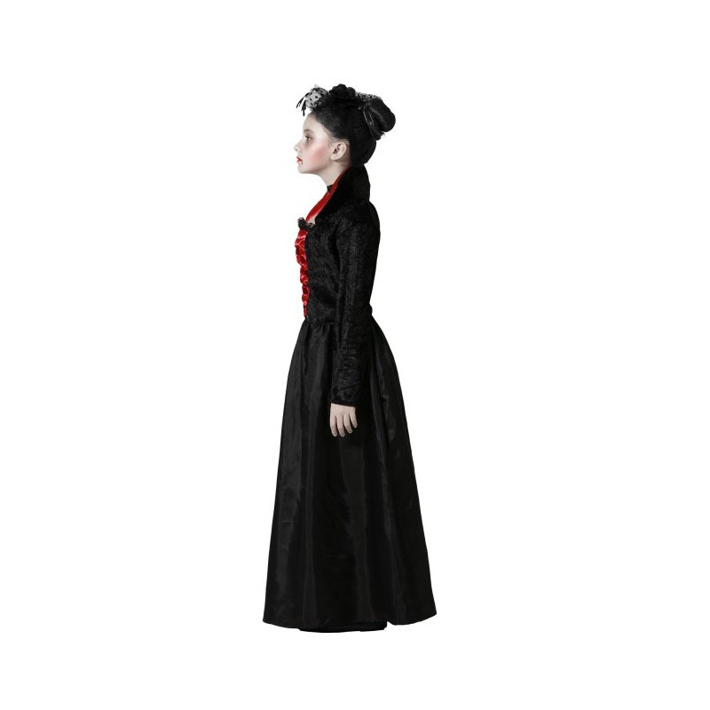 Disfraz de Vampiresa Elegante Negro para Niña