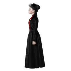 Disfraz de Vampiresa Elegante Negro para Niña