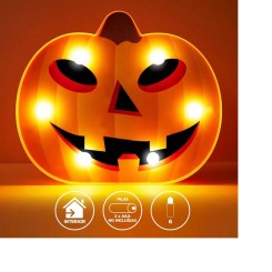 Marquesina de Calabaza iluminación LED de 20x3x16 cm