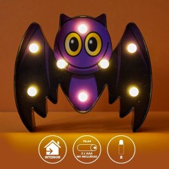 Marquesina de Murciélago iluminación LED de 20x3x16 cm