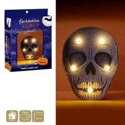 Marquesina de Calavera iluminación LED de 13x3x17,50 cm