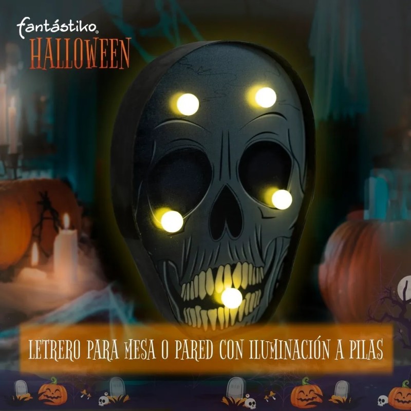 Marquesina de Calavera iluminación LED de...