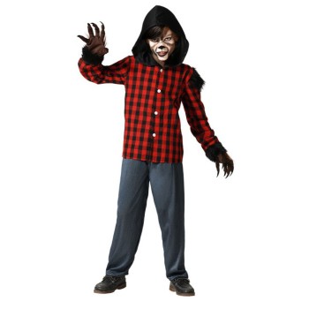 Disfraz de Hombre Lobo Camisa para Niño