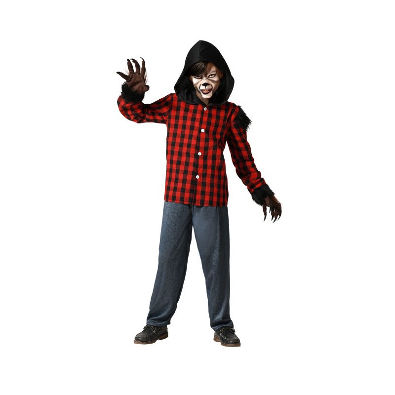 Disfraz de Hombre Lobo Camisa para Niño