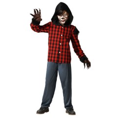 Disfraz de Hombre Lobo Camisa para Niño