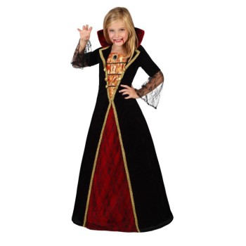 Disfraz de Vampiresa Lujo para Niña