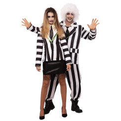 Disfraz de Fantasma Rayas para Mujer-OFERTA