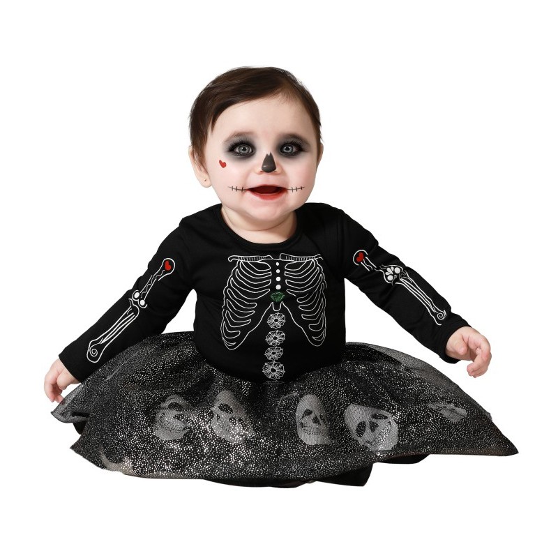 Disfraz de Esqueleto Calaveras para Bebé