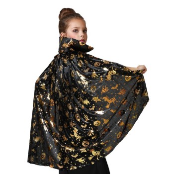 Capa Negra Halloween 75cm.