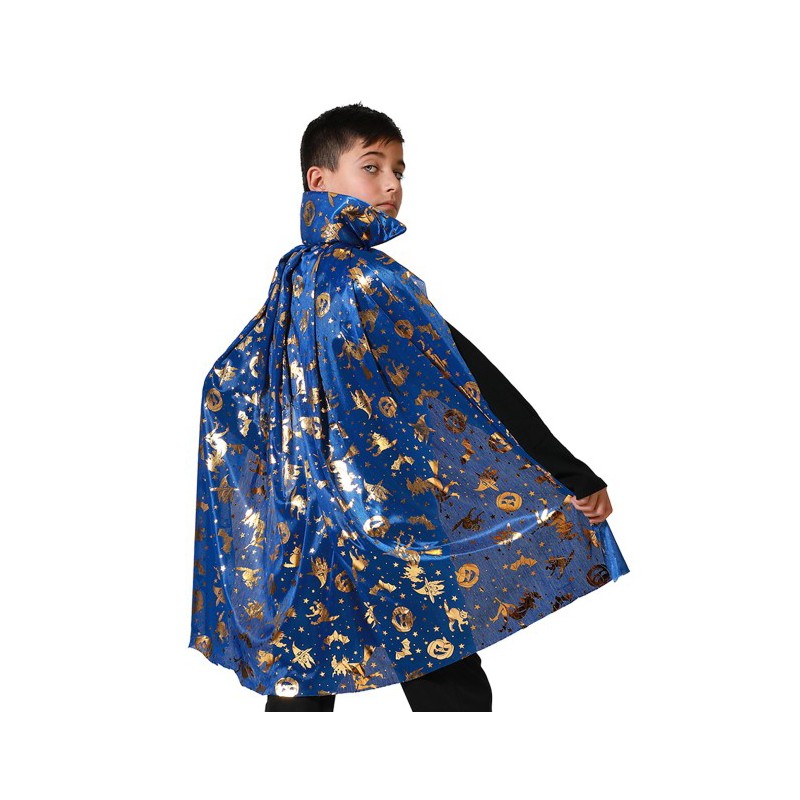 Capa Azul Halloween