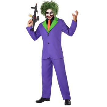 Disfraz de Payaso Risueño para Hombre-OFERTA