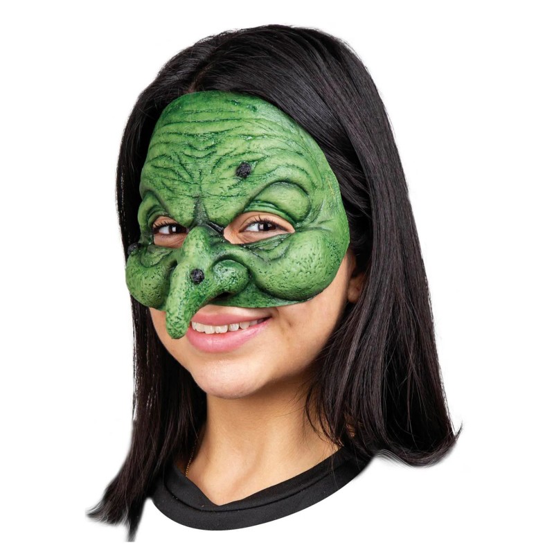 Máscara de Bruja Verde Hallowen