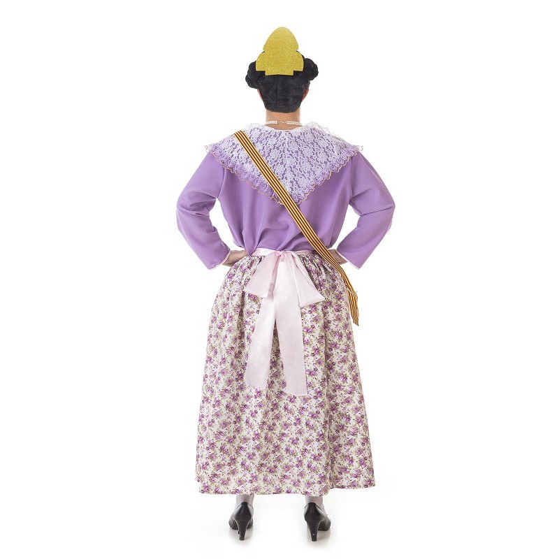 Disfraz de Fallera Lila para Adulto