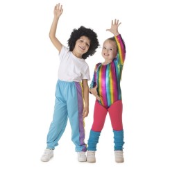 Disfraz de Gimnasia Años 80 para Niña