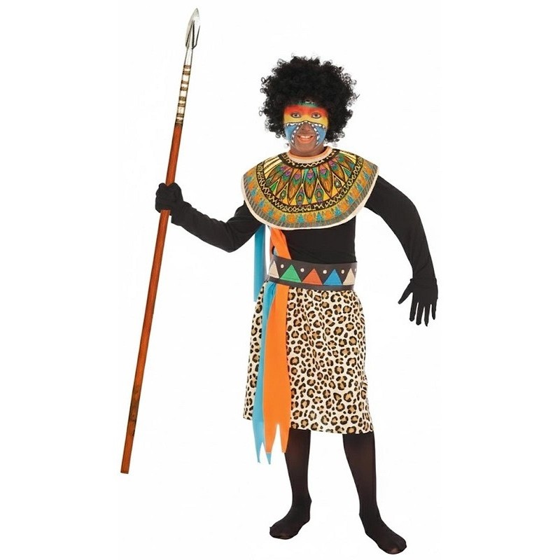 Disfraz de Africano Mir para Niño