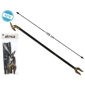 BastÓn egipcio 105 cm con cabeza de serpiente dorada
