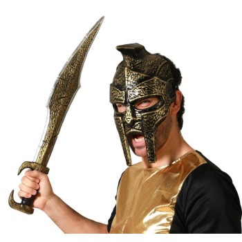 Set Romano con Espada  y Máscara dorada