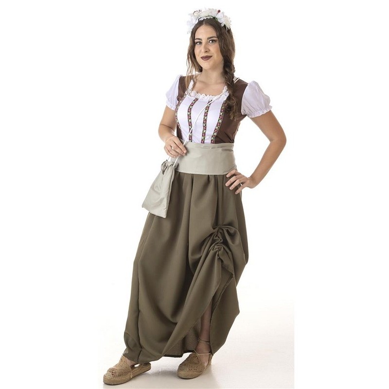 Disfraz Medieval Campesina Mujer