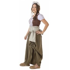 Disfraz Medieval Campesina Mujer