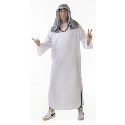 Disfraz de Jeque Árabe Blanco Adulto