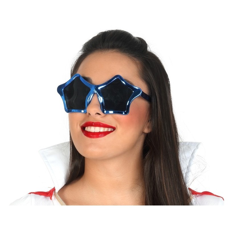 Gafas Estrellas Brillantes Azul