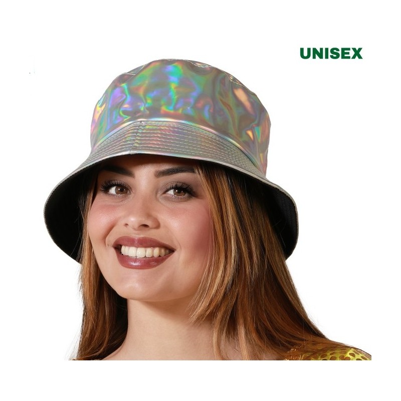 Sombrero  Pescador Plateado