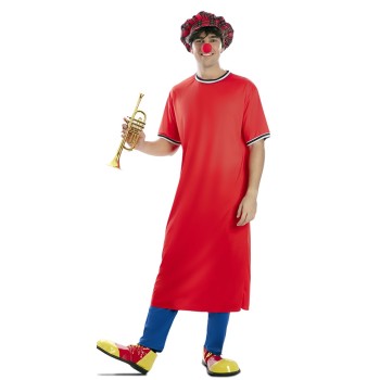 Payaso Clásico Rojo Adulto