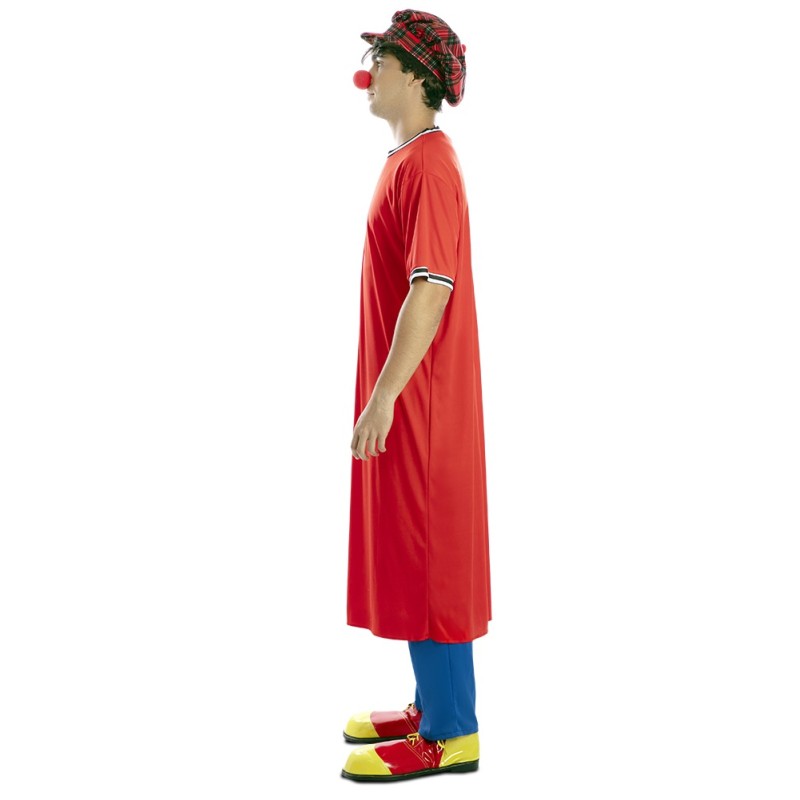 Payaso Clásico Rojo Adulto