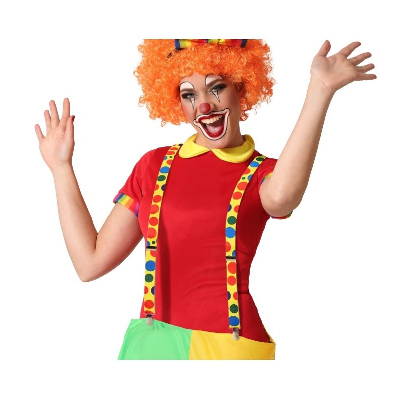 Tirantes de Payaso Multicolor Unisex
