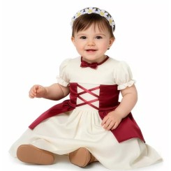 Disfraz de Princesa Medieval Clarisa Bebé