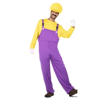 Disfraz de Fontanero Amarillo Hombre