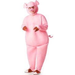 Disfraz de Cerdito Gordinflón para Adulto