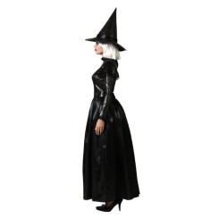 Disfraz de Bruja Clásica Negra con sombrero para Mujer