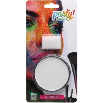 Maquillaje Cera Pintura Facial Color Blanco