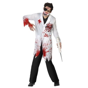 Disfraz de Doctor Sangriento Zombie para Hombre