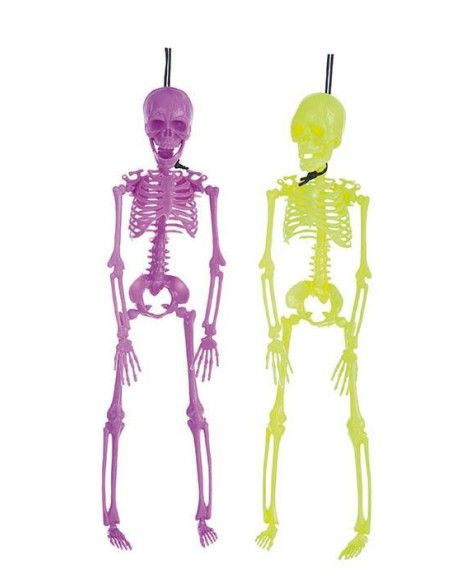 Esqueleto de Neón Halloween - Complementos y Accesorios para tu Disfraz de Halloween - MisterDisfraz.com