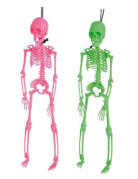 Esqueleto de Neón Halloween - Complementos y Accesorios para tu Disfraz de Halloween - MisterDisfraz.com