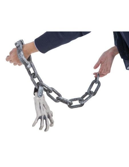 Cadena con Mano 91 cm - Complementos y Accesorios para tu Disfraz de Halloween - MisterDisfraz.com