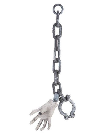 Cadena con Mano 91 cm - Complementos y Accesorios para tu Disfraz de Halloween - MisterDisfraz.com