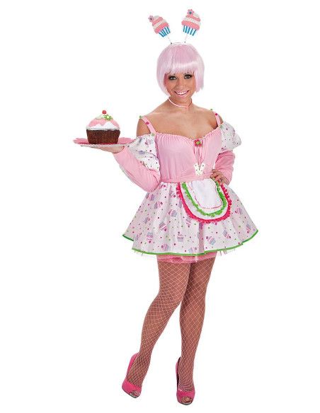 Disfraz de Cupcake Mujer - Disfraces de Golosinas, CupCake y Magdalenas - MisterDisfraz.com