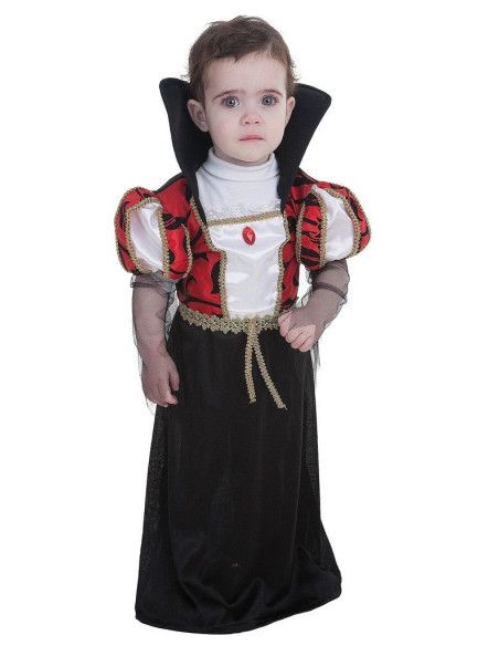 Disfraz de Vampira Gótica Bebé Halloween - Disfraces de Halloween para Bebé - MisterDisfraz.com