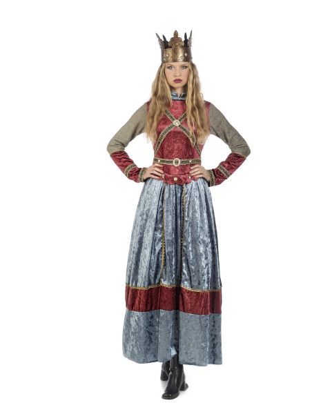 Disfraz de Reina Medieval Isabel para mujer