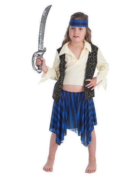 Disfraz de Bucanera - Pirata - Disfraces de Pirata y de Mosquetero para niñas y niños - MisterDisfraz.com