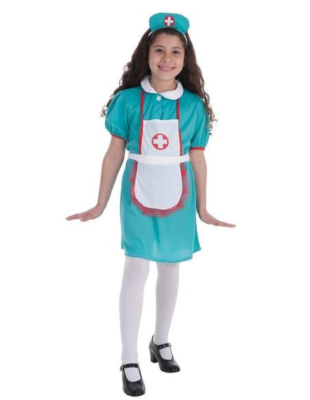 Disfraz de Enfermera Niña - Disfraces de Oficios y Profesiones para Niños y Niñas - MisterDisfraz.com