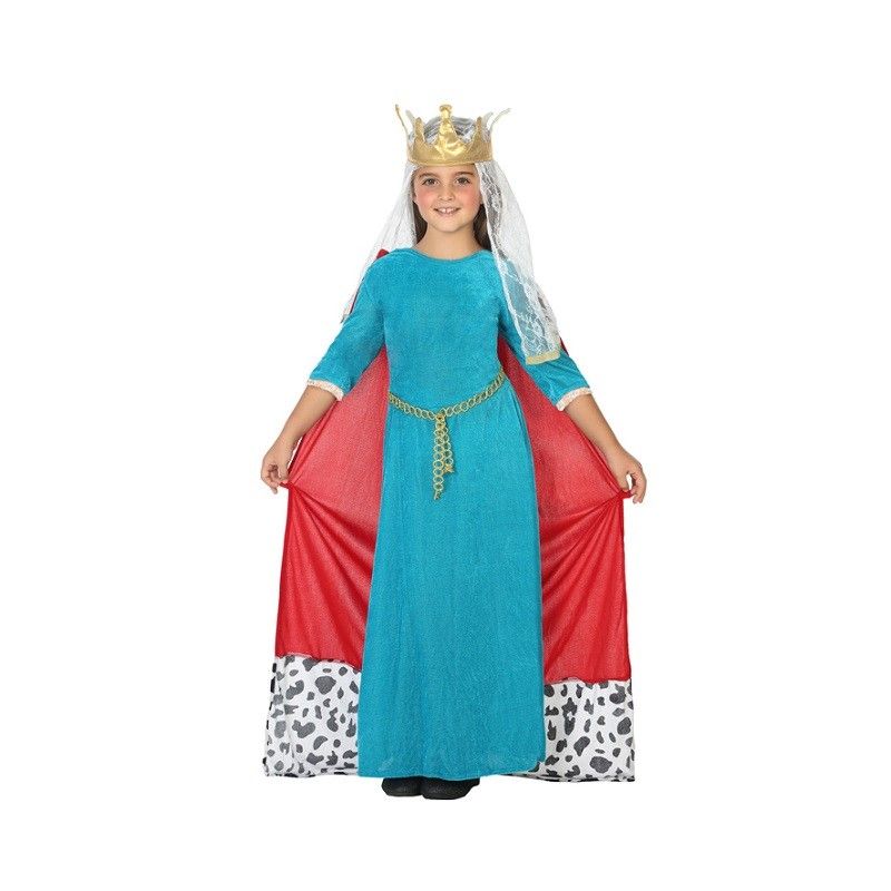 Disfraz de Reina Medieval para Niña - Disfraces Medievales para Niña y Niño - MisterDisfraz.com