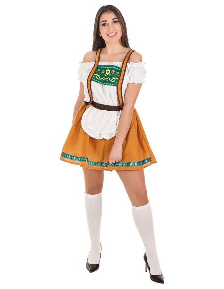Disfraz de Bávara Tirol para Mujer - Disfraces Oktoberfest o Fiesta Alemana de la Cerveza - MisterDisfraz.com