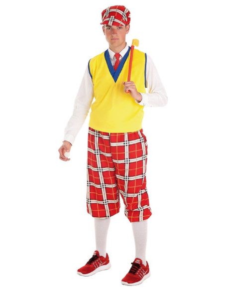 Disfraz de Jugador de Golf  Cuadros para Hombre - Disfraces Deportivos Originales - MisterDisfraz.com