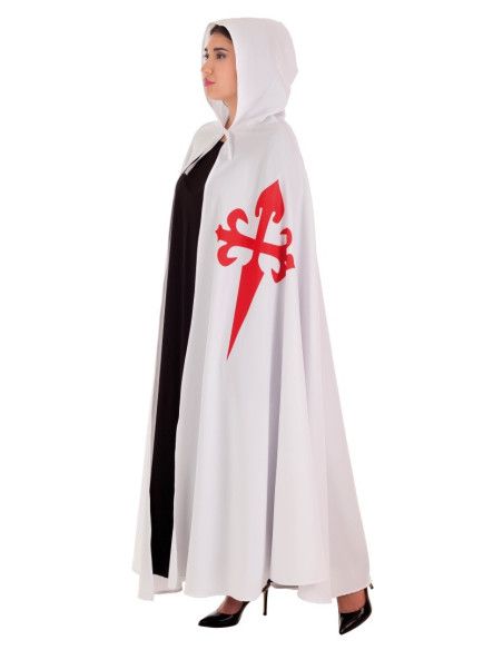 Capa Santiago Blanca para adulto - MisterDisfraz.com
